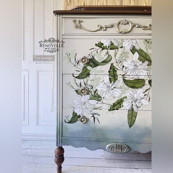 Redesign with Prima Decor Transfer ~ PEACEFUL GARDEN 24” x 35” - Picture 3 of 6